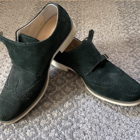 Green Zara monk strap shoes - Picture 2 of 2